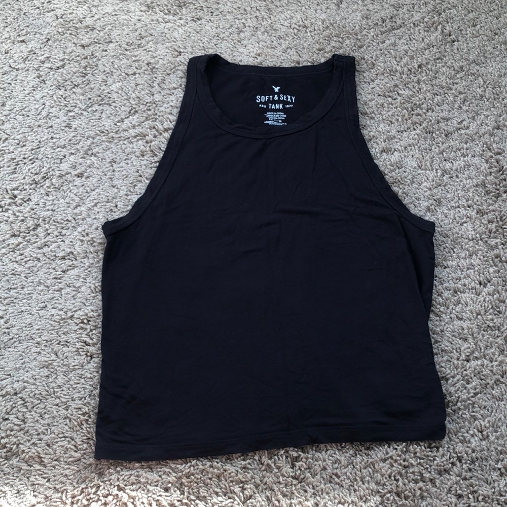 American Eagle black tank